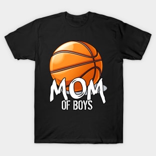 Mom Of Boys Basketball T-Shirt